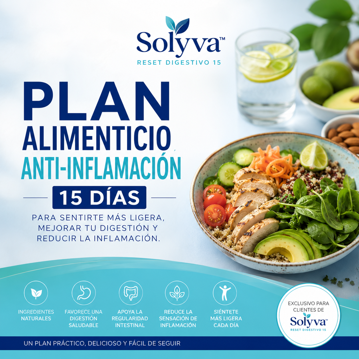 Plan Alimenticio Anti-Inflamación de 15 Días