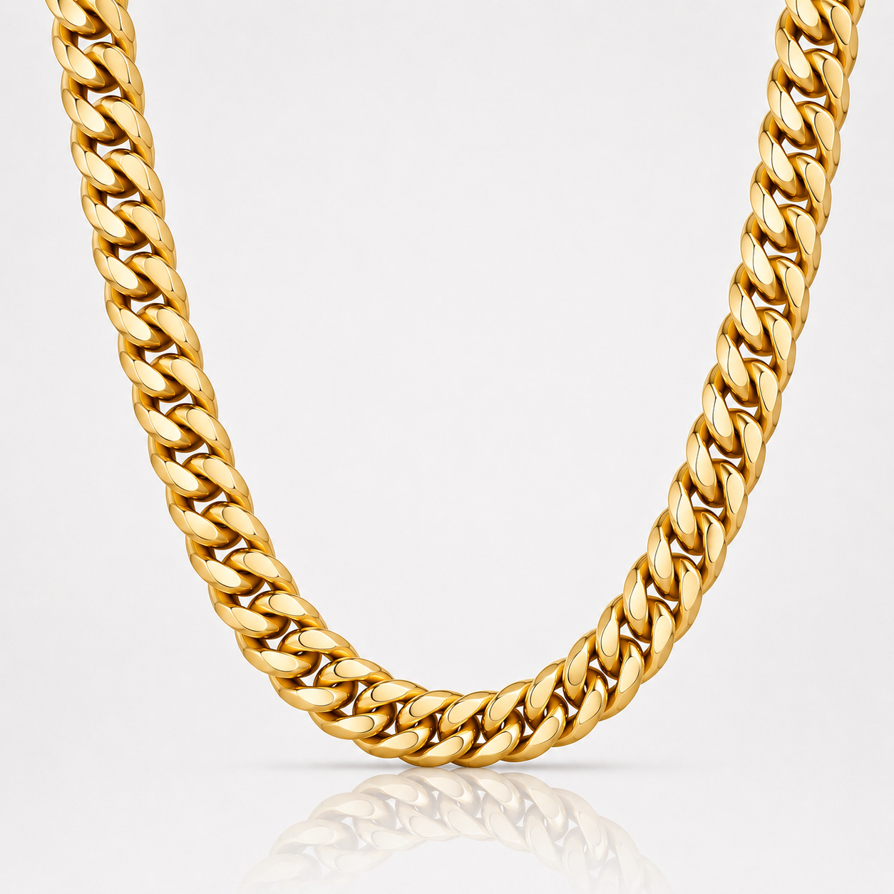 14K Gold Monaco Cuban Chain