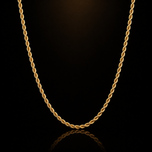 Rope chain 14K gold